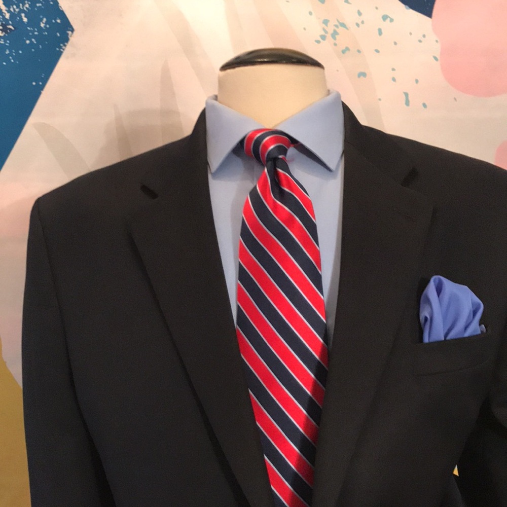 Chaps Blue Blazer - image 1